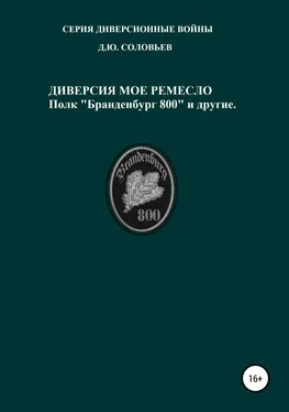 Денис Соловьев Диверсия – мое ремесло: полк «Бранденбург 800 и другие» обложка книги