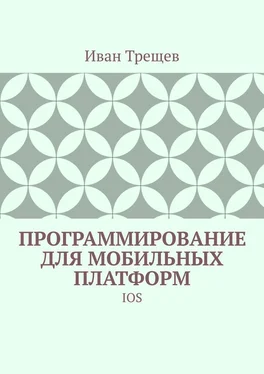 Иван Трещев Программирование для мобильных платформ. IOS обложка книги