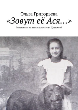 Ольга Григорьева «Зовут её Ася…». Фрагменты из жизни Анастасии Цветаевой обложка книги