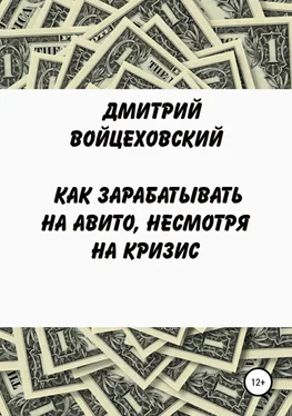 Дмитрий Войцеховский Как зарабатывать на авито, несмотря на кризис обложка книги