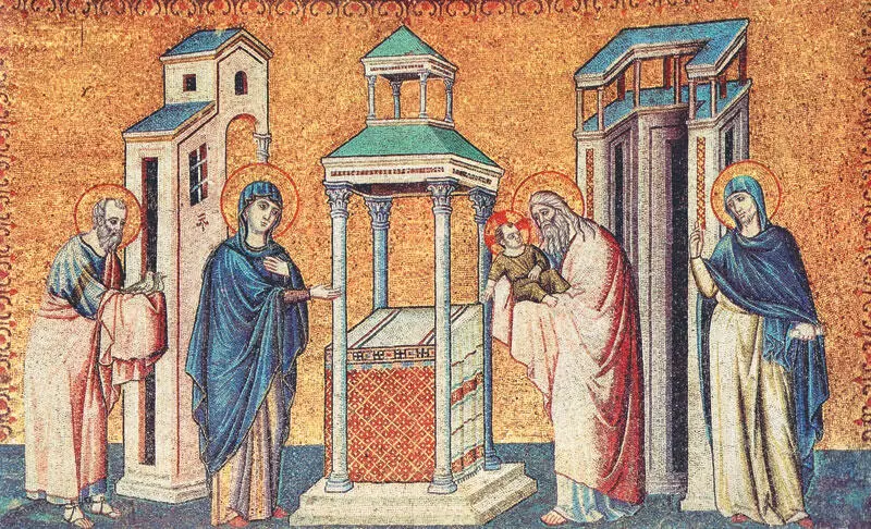 Пьетро КаваллиниПредставление младенца Иисуса в храме 1291 Пьетро - фото 1