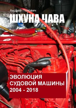 Андрей Попович Шхуна «Чава». Эволюция судовой машины. 2004—2018 обложка книги