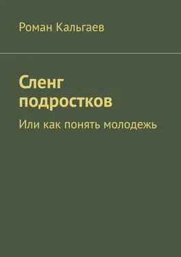 Роман Кальгаев Сленг подростков. Или как понять молодежь обложка книги