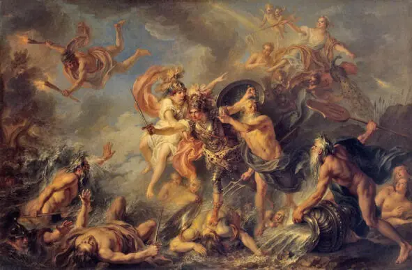 Гнев Ахилла Картина Шарля Куапеля 1737 г Неистовый Ахилл отвергает дары - фото 8