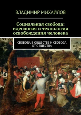 Владимир Михайлов Социальная свобода: идеология и технология освобождения человека. Свобода в обществе и свобода от общества обложка книги