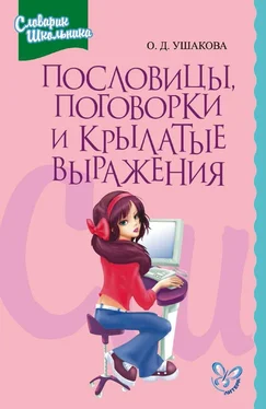 Ольга Ушакова Пословицы, поговорки и крылатые выражения обложка книги