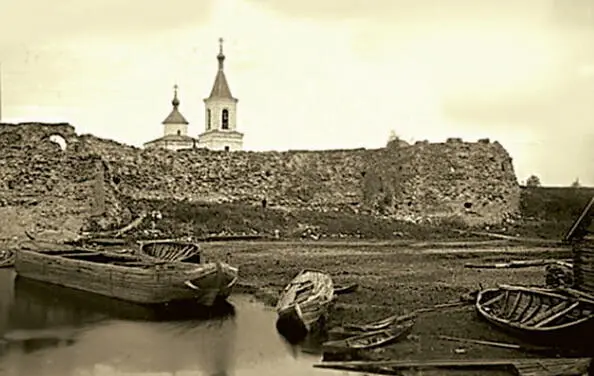 Общий вид Ладожской крепости Фото второй половины XX в до 1970х гг В 862 - фото 18