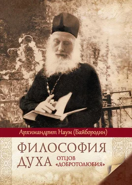 архимандрит Наум (Байбородин) Философия духа отцов «Добротолюбия» обложка книги