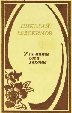 Николай Евдокимов У памяти свои законы обложка книги