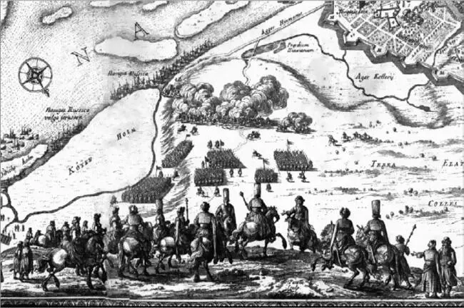 Осада Риги во время русскошведской войны 16561658 гг Гравюра XVII в В - фото 8