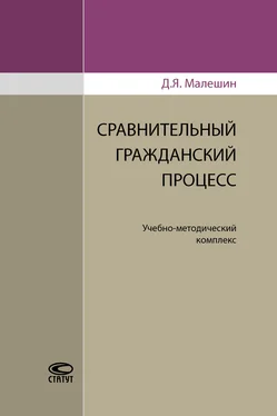 Дмитрий Малешин Сравнительный гражданский процесс обложка книги