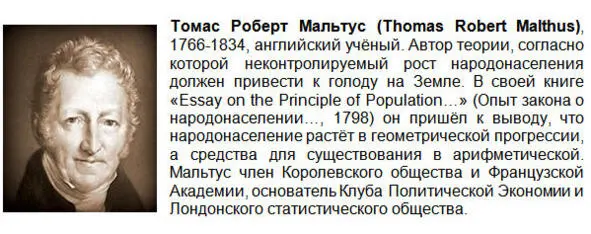 В конце XVIII века Томас Мальтус предположил что быстрый рост человеческой - фото 14