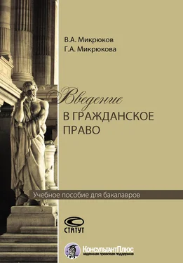 Виктор Микрюков Введение в гражданское право обложка книги