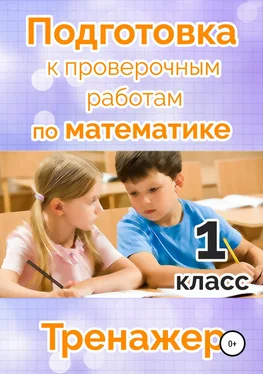 Татьяна Векшина Подготовка к проверочным работам по математике. 1 класс обложка книги