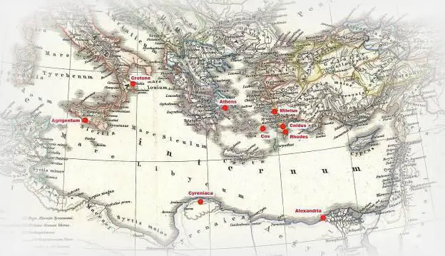 Рис 101 Основные медицинские школы античной Греции наша модификация на - фото 1