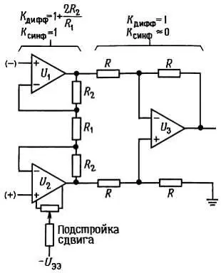 Рис 732 Классический измерительный усилитель Входной каскад является - фото 42