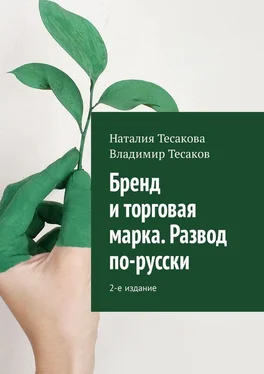 Владимир Тесаков Бренд и торговая марка. Развод по-русски. 2-е издание обложка книги