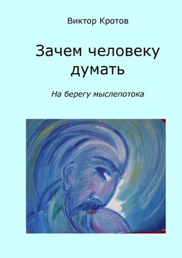 Виктор Кротов Зачем человеку думать. На берегу мыслепотока обложка книги