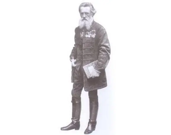 Михай Зичи в венгерском костюме Фотография 1900х гг Живя в бедной убогой - фото 2