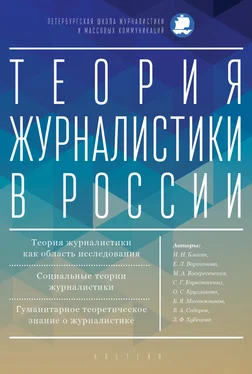 Коллектив авторов Теория журналистики в России обложка книги