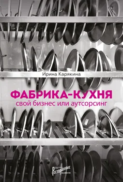 Ирина Карякина Фабрика-кухня: свой бизнес или аутсорсинг обложка книги