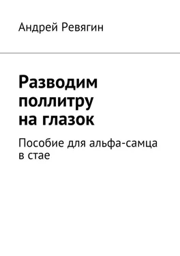 Андрей Ревягин Разводим поллитру на глазок. Пособие для альфа-самца в стае обложка книги