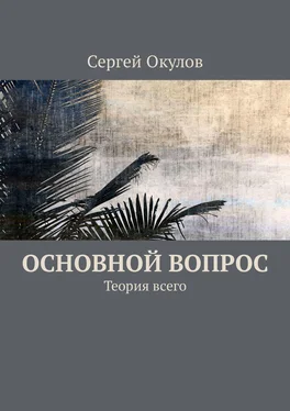 Сергей Окулов Основной вопрос. Теория всего обложка книги