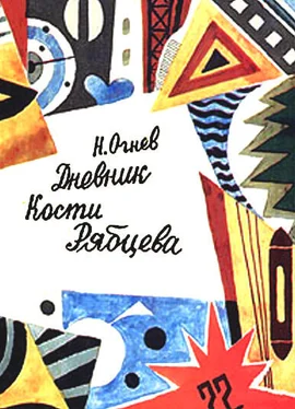 Николай Огнев Дневник Кости Рябцева обложка книги