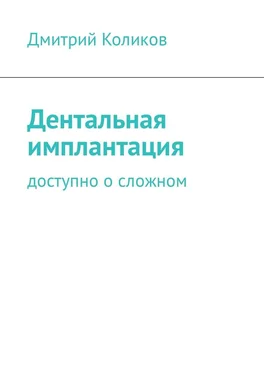 Дмитрий Коликов Дентальная имплантация. Доступно о сложном обложка книги