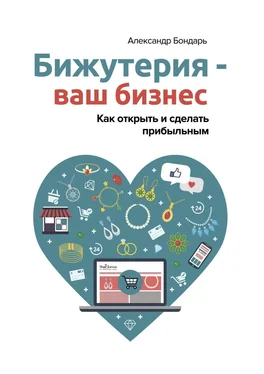 Александр Бондарь Бижутерия – ваш бизнес. Как открыть и сделать прибыльным обложка книги