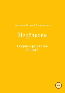 Виталий Антипов Щербаковы. Сборник рассказов обложка книги