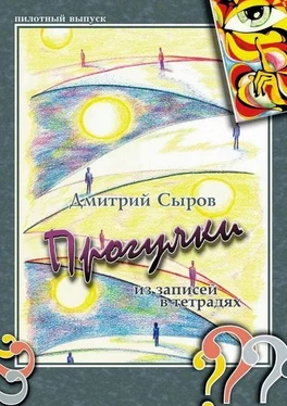 Дмитрий Сыров Прогулки. Из записей в тетрадях обложка книги