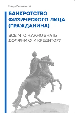 Игорь Галичевский Банкротство физического лица (гражданина). Все, что нужно знать должнику и кредитору обложка книги