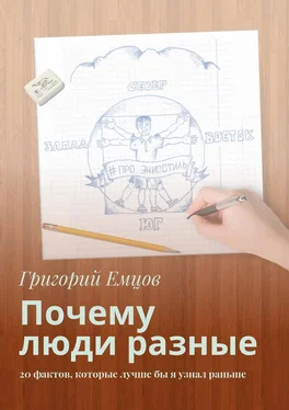Григорий Емцов Почему люди разные. 20 фактов, которые лучше бы я узнал раньше обложка книги