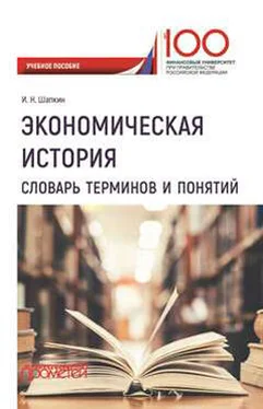 Игорь Шапкин Экономическая история. Словарь терминов и понятий обложка книги