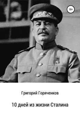 Григорий Горяченков 10 дней из жизни Сталина обложка книги