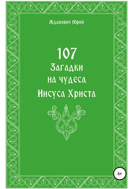 Юрий Жданович 107 загадок на чудеса Иисуса Христа обложка книги