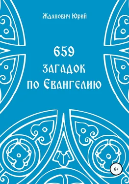 Юрий Жданович 659 загадок по Евангелию обложка книги