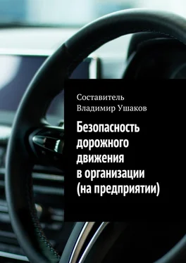 Владимир Ушаков Безопасность дорожного движения в организации (на предприятии) обложка книги