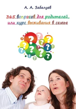 А. Забалуев 365 вопросов для родителей, или Курс выживания в семье обложка книги