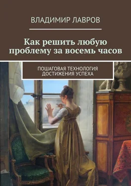 Владимир Лавров Как решить любую проблему за восемь часов. Пошаговая технология достижения успеха обложка книги