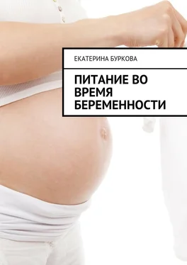 Екатерина Буркова Питание во время беременности обложка книги