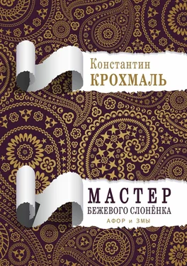 Константин Крохмаль Мастер бежевого слонёнка. Афор и змы обложка книги