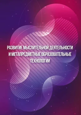 Валентин Васильев Развитие мыслительной деятельности и метапредметные образовательные технологии обложка книги