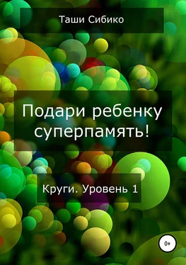 Таши Сибико Подари ребенку суперпамять. Круги. Уровень 1 обложка книги