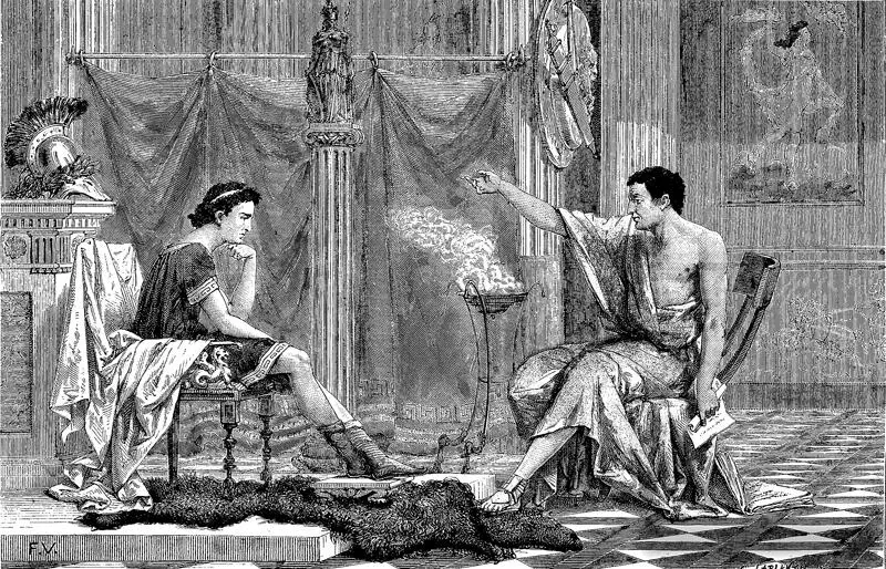 Аристотель и его ученик Александр Гелль Х Гравюра 1876 г Биографы сообщают - фото 7