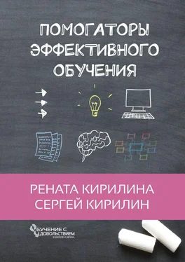 Рената Кирилина Помогаторы эффективного обучения обложка книги