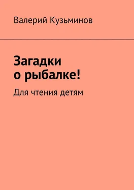Валерий Кузьминов Загадки о рыбалке! Для чтения детям обложка книги