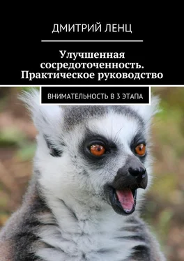 Дмитрий Ленц Улучшенная сосредоточенность. Практическое руководство. Внимательность в 3 этапа обложка книги