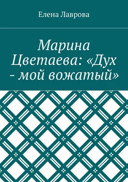 Елена Лаврова Марина Цветаева: «Дух – мой вожатый» обложка книги
